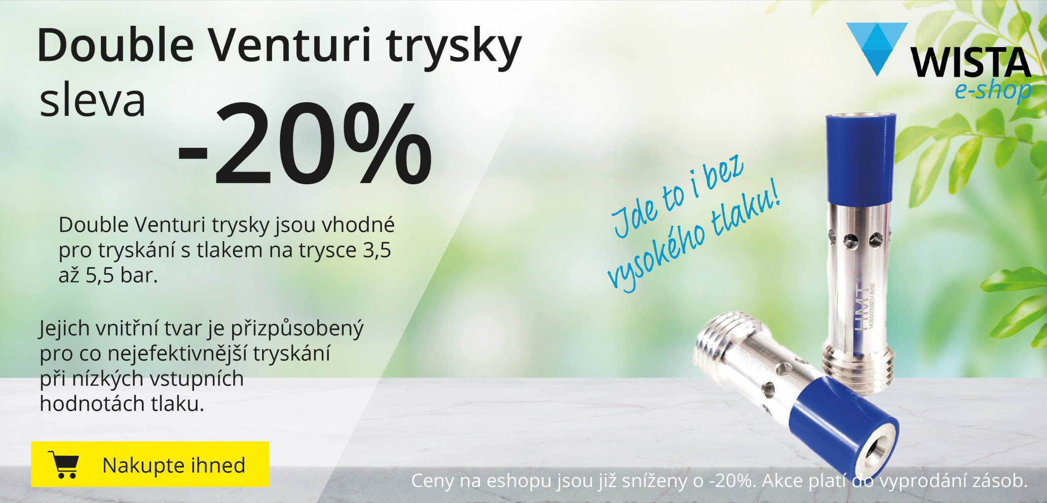 Double Venturi trysky