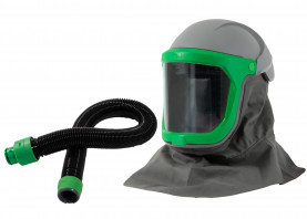 Z-Link helma, bezpečnostní hledí, včetně kápě FR a dýchací hadice pro PX5 (16-010-31)